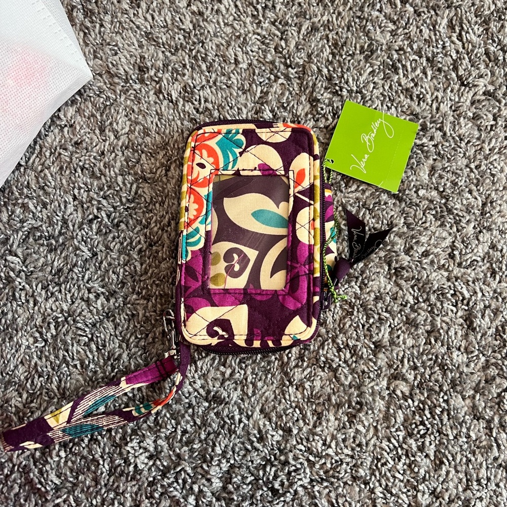 Vera Bradley Multicolor Floral Wristlet